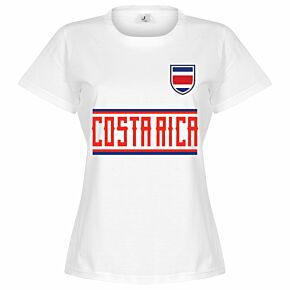 Costa Rica Team Women's T-shirt - White