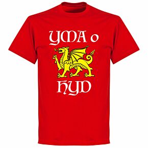 Wales Yma O Hyd KIDS T-shirt - Red