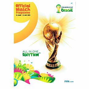 2014 FIFA World Cup Brazil Official Match Program (June 12th - July 13th)