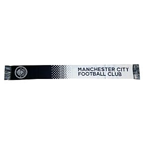 Manchester City Fade Scarf - Sky/Navy