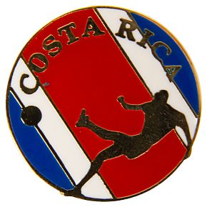 Costa Rica Enamel Pin Badge