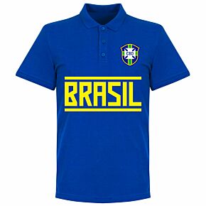 Brazil Team Polo Shirt - Royal