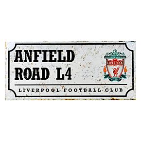 Liverpool Retro Street Sign (7" x 15")
