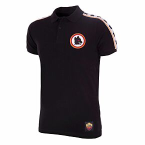 Copa AS Roma Polo Shirt - Black