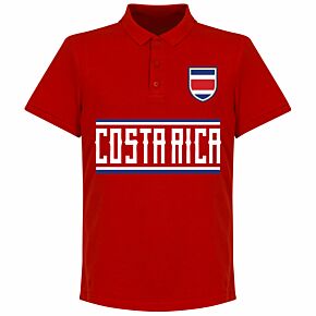 Costa Rica Team Polo Shirt - Red
