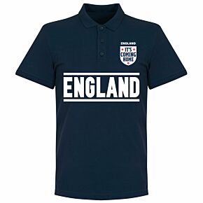 England Team Polo Polo Shirt - Navy
