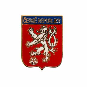Czech Rep. Pin Badge (lion crest)