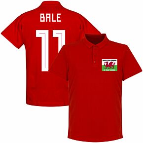 Wales, Golf, Madrid, In That Order Bale 11 Polo Shirt - Red