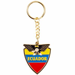 Ecuador Enamel Keyring