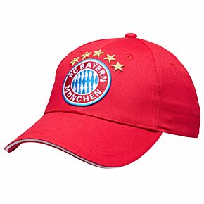 Bayern Munich 5 Star Logo Cap - Red