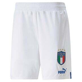 22-23 Italy Home Shorts - White
