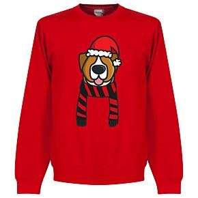 Dog Red / Black Supporter Sweatshirt - Red