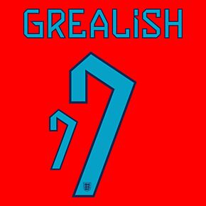 Grealish 7 (Official Printing) - 22-23 England Away