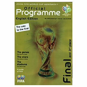 2006 Official World Cup Program - The Way to the Final (English)