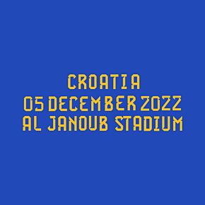 Official World Cup 2022 Matchday Transfer Japan v Croatia 05 December 2022 (Japan Home)