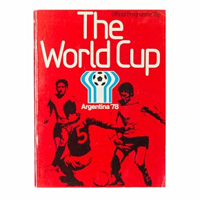 1978 World Cup Finals in Argentina Official Souvenir Program - UK Edition