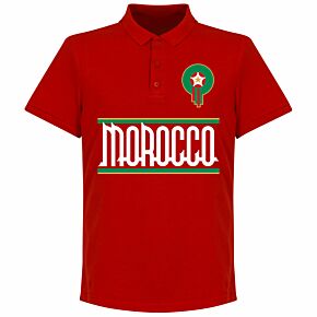 Morocco Team Polo Shirt - Red