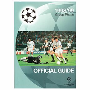 1998 Champions League Group Phase Official Guide Book