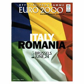 Italy vs Romania - European Championships 2000 in Brussels 24th June 2000