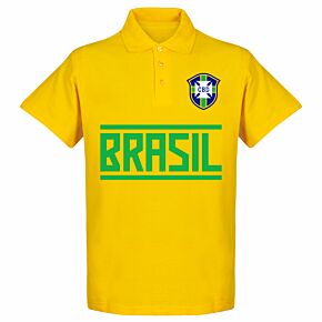 Brazil Team Polo Shirt - Yellow