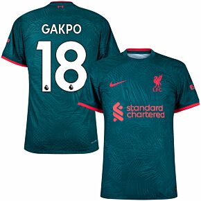 22-23 Liverpool Dri-Fit ADV Match 3rd Shirt + Gakpo 18 (Premier League)