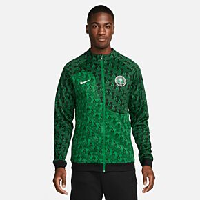 22-23 Nigeria Academy Anthem Jacket - Green/Black/White