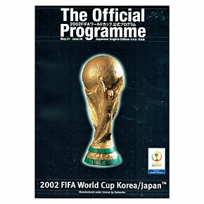 2002 World Cup Official Souvenir Brochure - Japanese/ English Edition