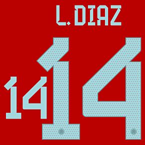L. Diaz 14 (Official Printing) - 22-23 Colombia Away